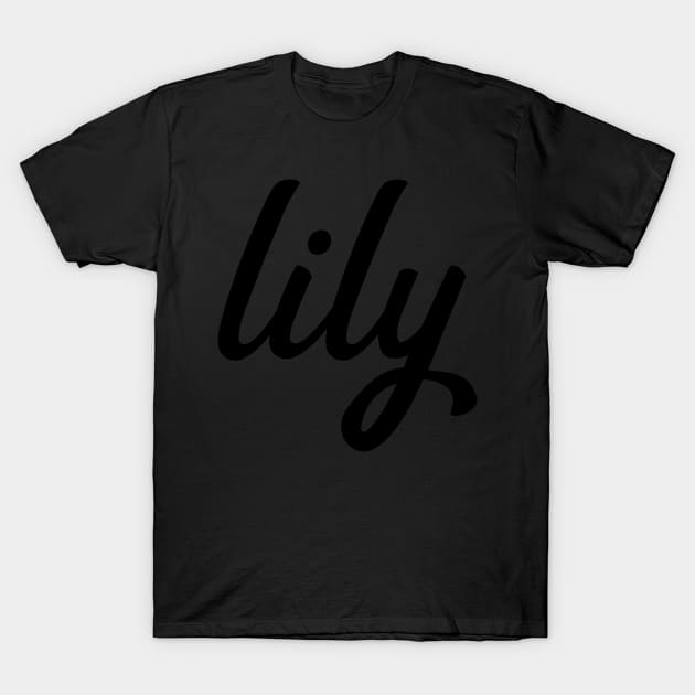 Lily Personalized T-Shirt by Binsagar